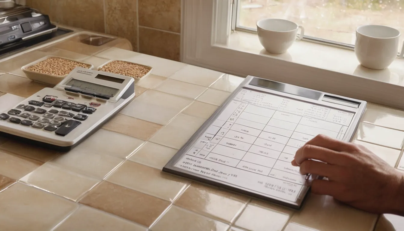 Homeowner reviewing remodel quotes at a kitchen table in the Eagle Mountain area